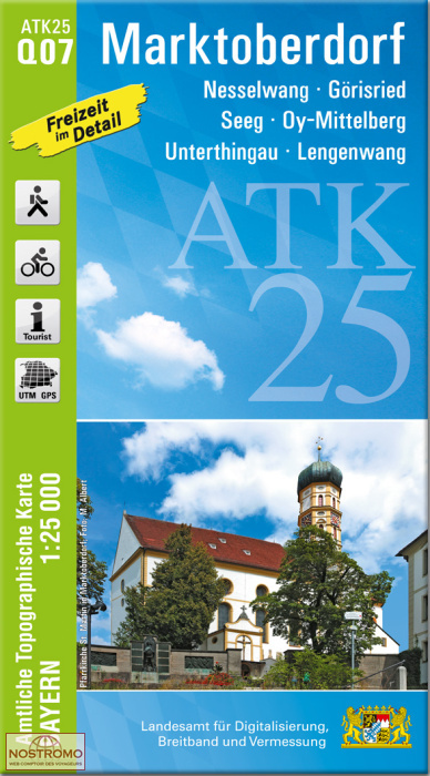 ATK25 - Q07 MARKTOBERDORF | LDBV hiking map