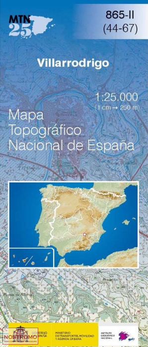 0865-2 VILLARRODRIGO | carte topographique CNIG