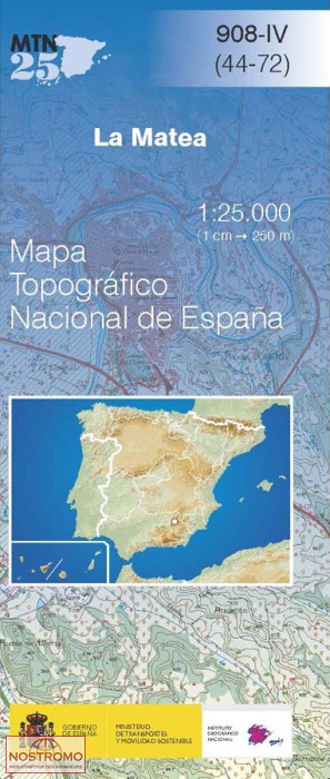 0908-4 LA MATEA | carte topographique CNIG
