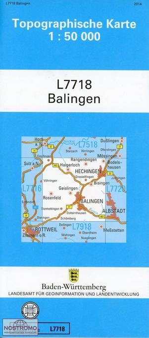 L7718 BALINGEN | carte topographique LGL
