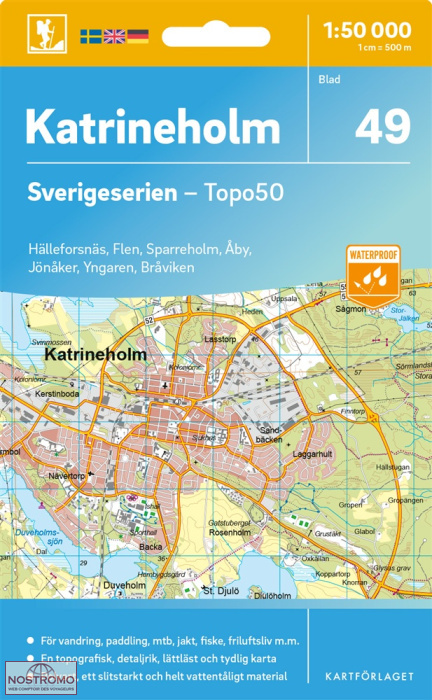 049 KATRINEHOLM | carte topographique Kartförlaget