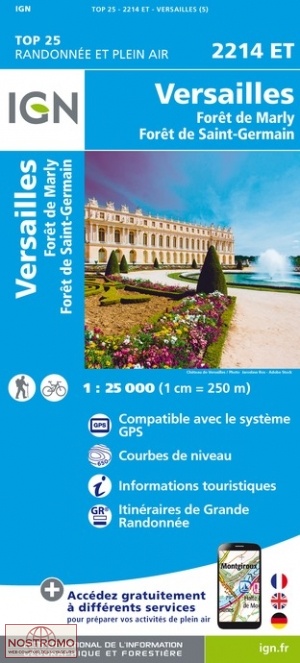 2214ET VERSAILLES | IGN hiking map