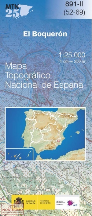 891-2 EL BOQUERÓN | CNIG topographical map