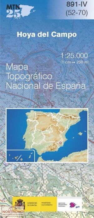 891-4 HOYA DEL CAMPO | CNIG topographical map