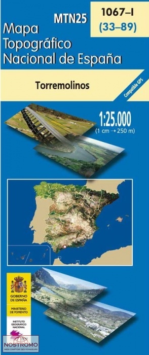 1067-1 TORREMOLINOS | carte topographique CNIG