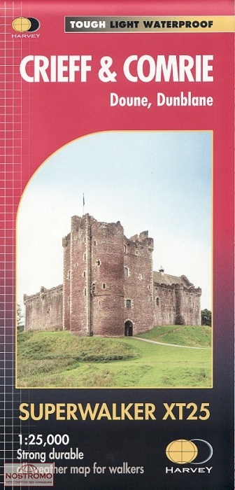 CRIEFF & COMRIE - DOUNE, DUNBLANE | Harvey hiking map