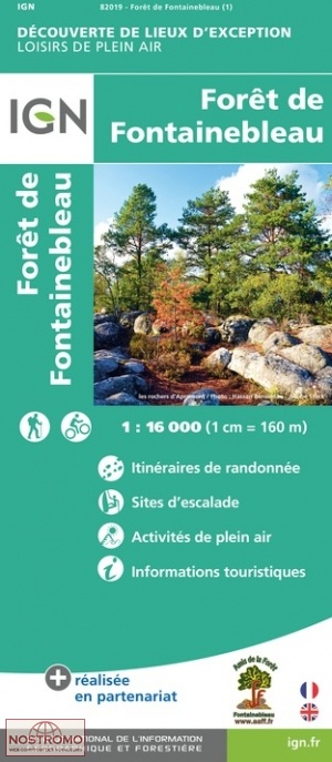 FORÊT DE FONTAINEBLEAU | IGN travel map