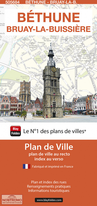 BÉTHUNE - BRUAY-LA-BUSSIÈRE | plan de ville Blay Foldex