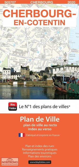CHERBOURG-EN-COTENTIN | Blay Foldex street map