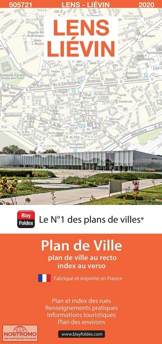 LENS - LIÉVIN | Blay Foldex street map