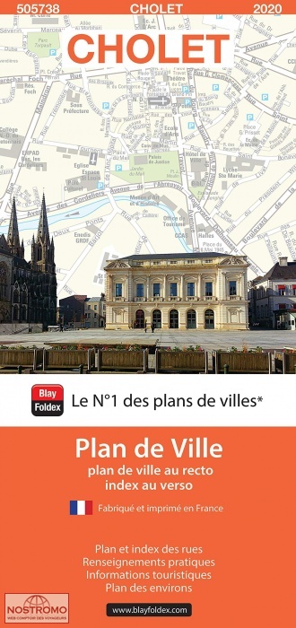 CHOLET | Blay Foldex street map