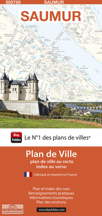 SAUMUR | Blay Foldex street map