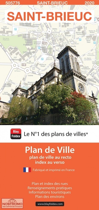 SAINT-BRIEUC | Blay Foldex street map