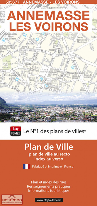 ANNEMASSE - LES VOIRONS | Blay Foldex street map