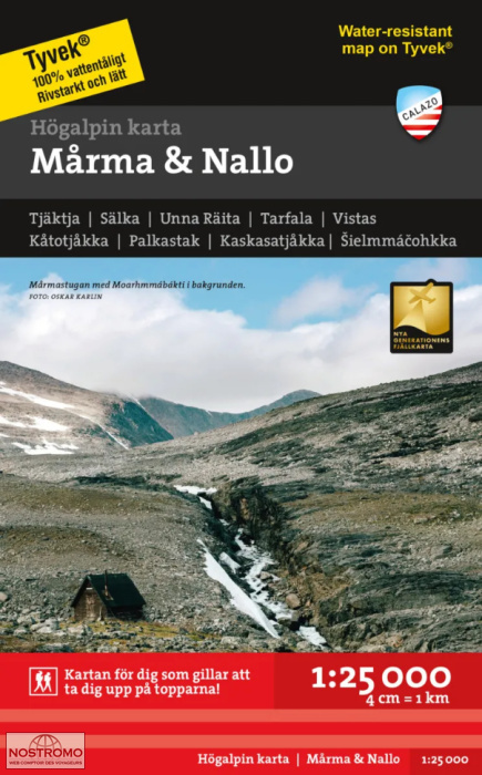 MÅRMA & NALLO | Calazo hiking map