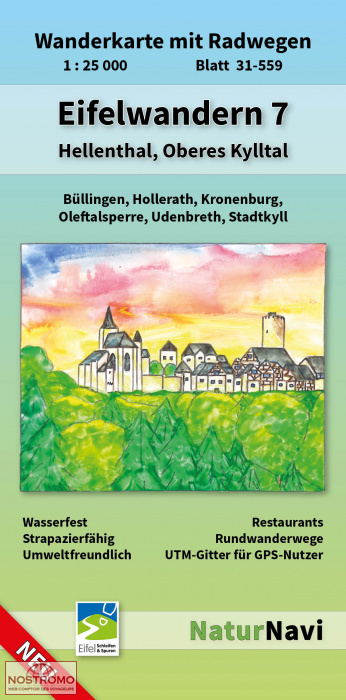 EIFELWANDERN 7 - HELLENTHAL-OBERES KYLLTAL | carte de randonnée NaturNavi
