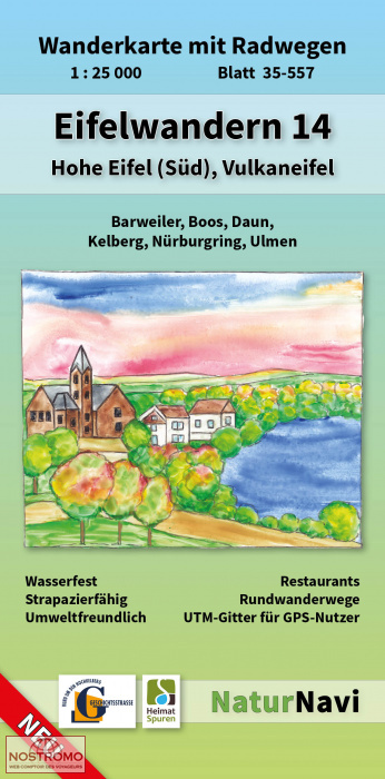 EIFELWANDERN 14 - HOHE EIFEL (SÜD)-VULKANEIFEL | NaturNavi hiking map
