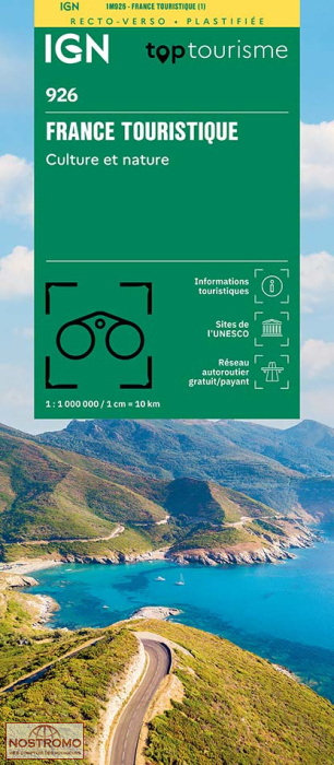 926 FRANCE TOURISTIQUE | carte touristique IGN