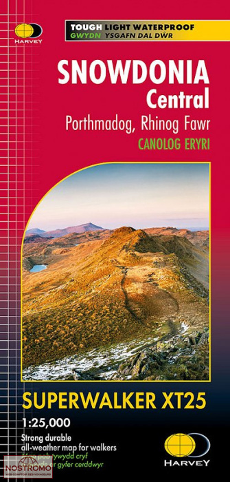 SNOWDONIA CENTRAL | Harvey hiking map
