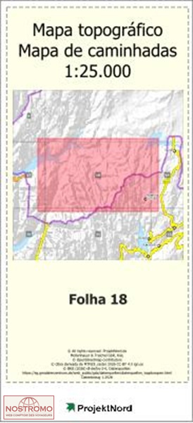 018 PITÖES DAS JUNIAS (MONTALEGRE) | Projektnord topographic map