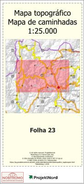 023 VINHAIS | carte topographique Projektnord
