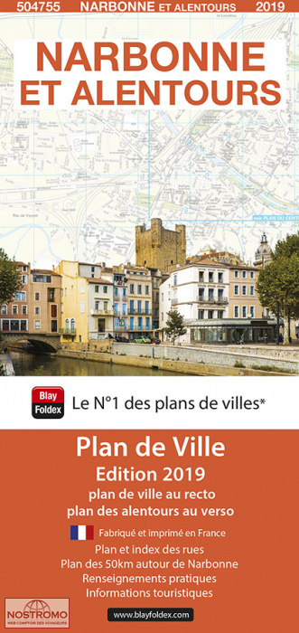 NARBONNE | Blay Foldex street map