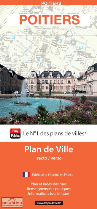 POITIERS | Blay Foldex street map