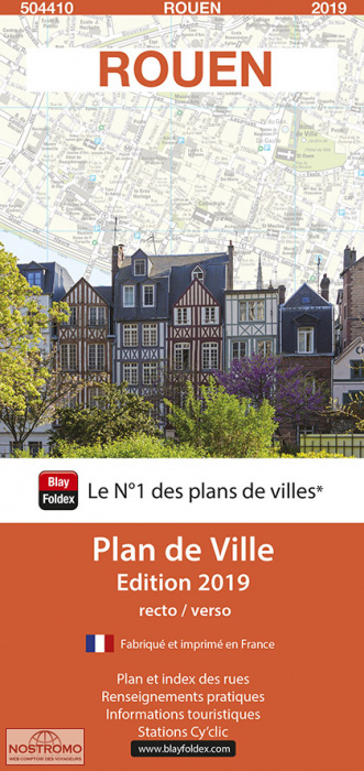 ROUEN | Blay Foldex street map