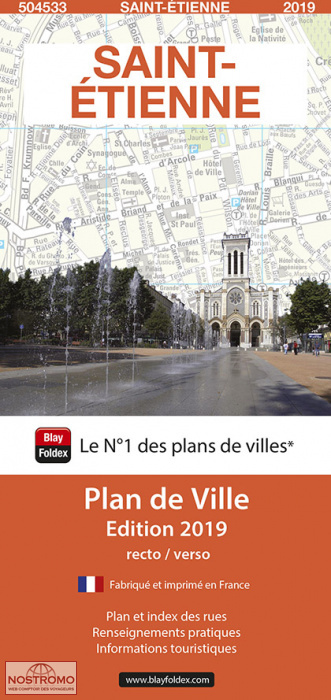 SAINT-ÉTIENNE | Blay Foldex street map