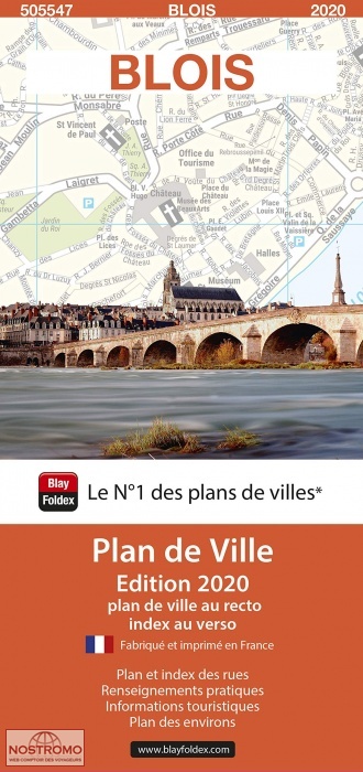 BLOIS | plan de ville Blay Foldex