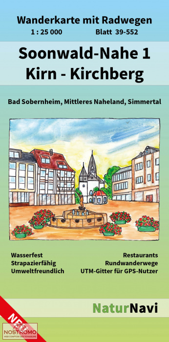 SOONWALD-NAHE 1 - KIRN - KIRCHBERG | NaturNavi hiking map