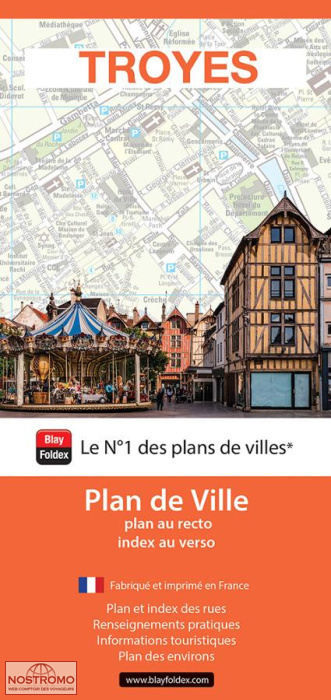 TROYES | Blay Foldex street map