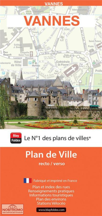 VANNES | Blay Foldex street map