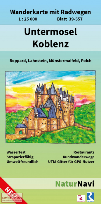 UNTERMOSEL - KOBLENZ | NaturNavi hiking map