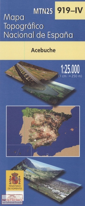 0919-4 ACEBUCHE | carte topographique CNIG