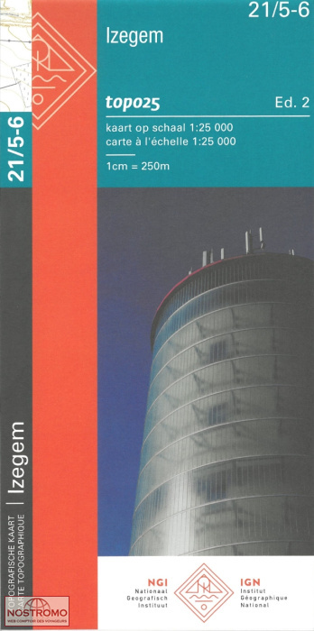 21/5-6 IZEGEM | carte topographique NGI/IGN