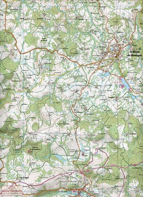 Plan du mayet de montagne