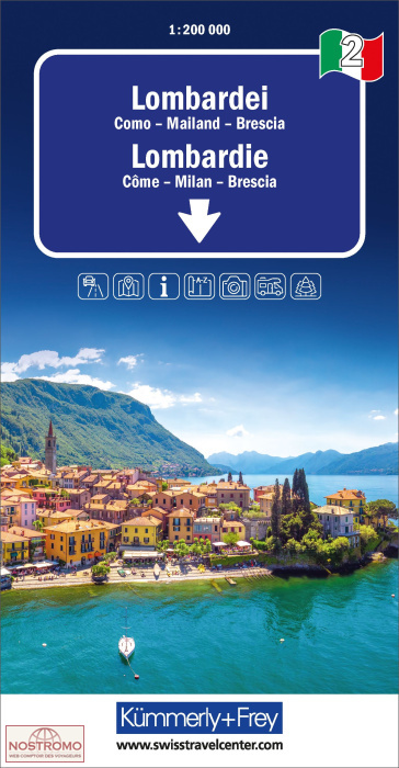 02 LOMBARDY | Kummerly+Frey road map