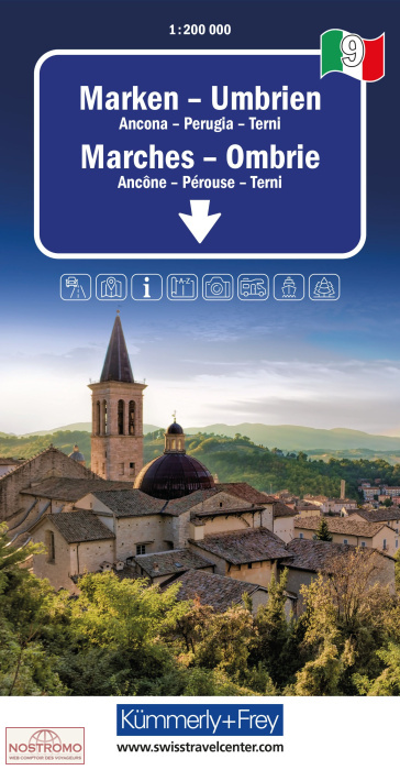 09 MARCHE - UMBRIA | Kummerly+Frey road map