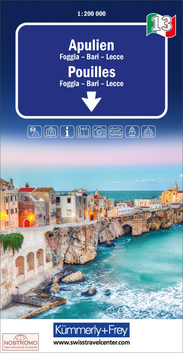 13 APULIA | Kummerly+Frey road map