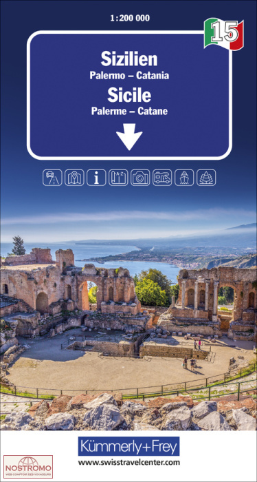 15 SICILY | Kummerly+Frey road map