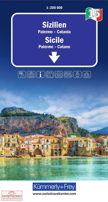 15 SICILY | Kummerly+Frey road map