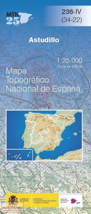 236-4 ASTUDILLO | carte topographique CNIG