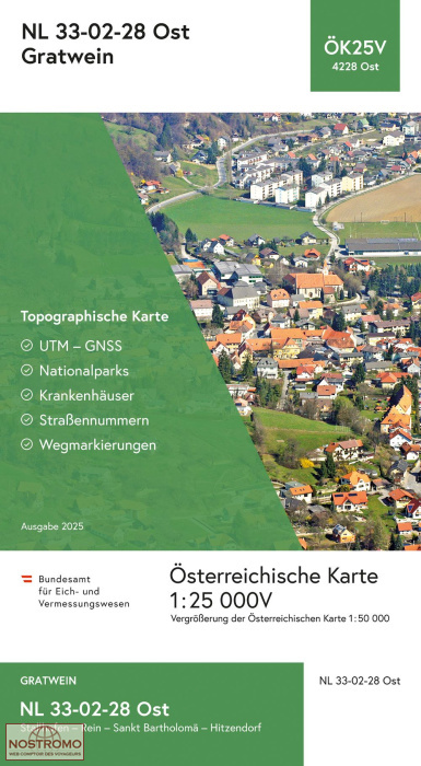 4228-OST GRATWEIN | BEV topographical map
