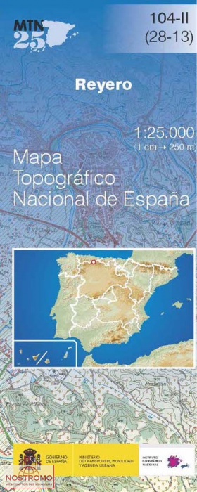 104-2 REYERO | carte topographique CNIG