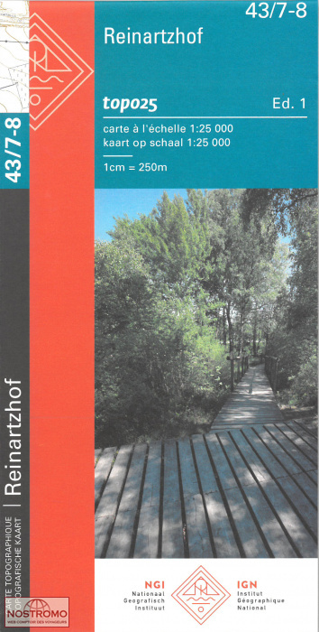 43/7-8 REINARTZHOF | carte topographique NGI/IGN