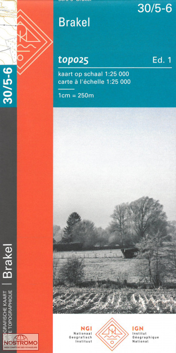30/5-6 BRAKEL | carte topographique NGI/IGN