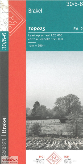 30/5-6 BRAKEL | NGI/IGN topographical map