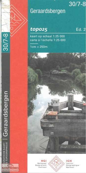 30/7-8 GERAARDSBERGEN | NGI/IGN topographical map