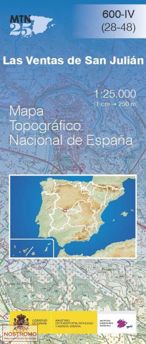 600-4 LAS VENTAS DE SANJULIÁN | carte topographique CNIG
